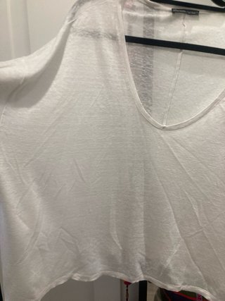 Camiseta blanca holgada