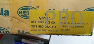 cristal faro seat ibiza mk1 derecho nuevo