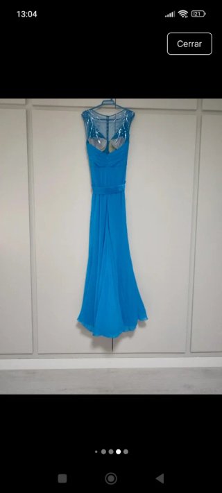 Vestido fiesta Pronovias . Puesto solo un boda