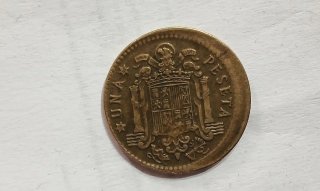Peseta 1966 con error de acuñación