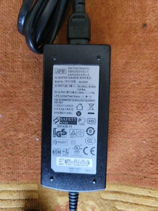 Cargador APD DA-42H24 24Vdc 1.75A