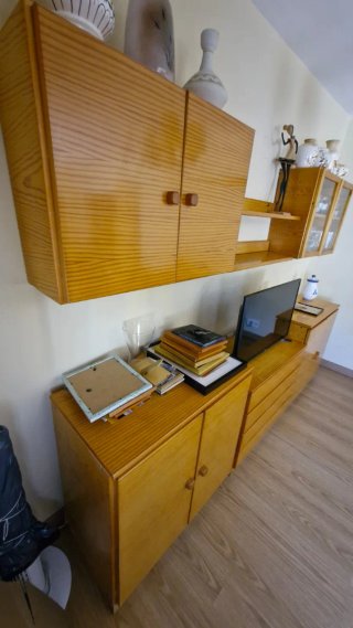 Mueble modular de madera pino
