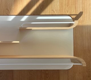 Estantería infantil diseño madera y metal