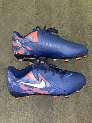 Scarpe da calcio Nike blu e rosa