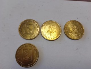 Lote 7 monedas Vaticano Juan Pablo II
