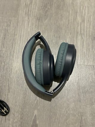 Cascos Bluetooth Sindoo Grises y Azul Marino
