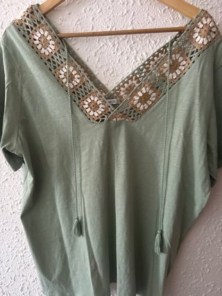 Camiseta Verano Crochet