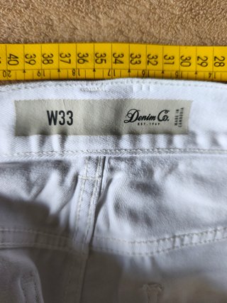 Pantalón corto Denim Co. blanco Talla 43