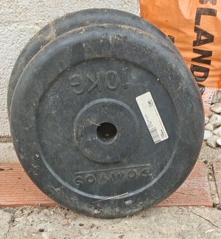 2 discos de pesa 10 kg
