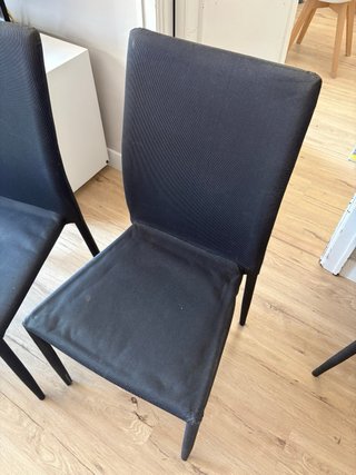 Sillas de comedor azul (4 unidades)