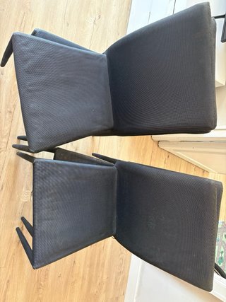 Sillas de comedor azul (4 unidades)