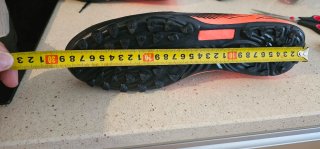 Zapatillas Fútbol Negro y Naranja