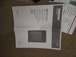 Shure Beta 91A Micrófono Condensador