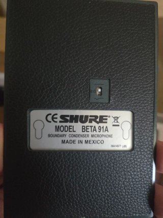 Shure Beta 91A Micrófono Condensador