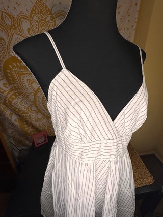 Vestido Club Monaco Rayas Negras Talla 10