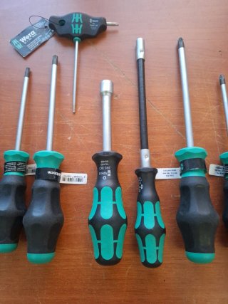 WERA JUEGO DE DESTORNILLADORES NUEVOS (12 PIEZAS)