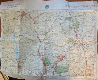 Lote mapas militares España E. 1:50.000