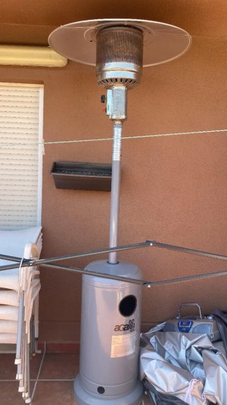 Estufa de Terraza Metálica