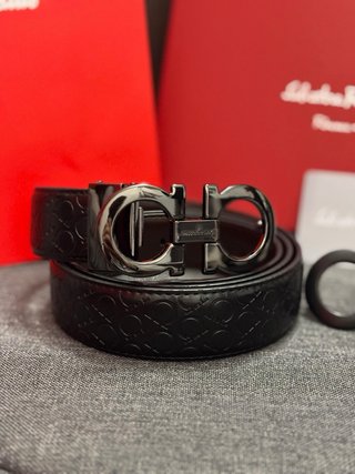 Set Salvatore Ferragamo Cintura e Fibbia Nero