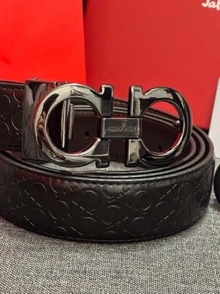 Set Salvatore Ferragamo Cintura e Fibbia Nero