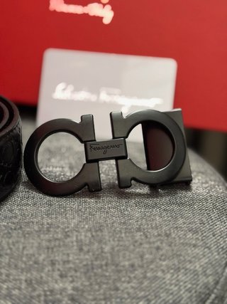 Set Salvatore Ferragamo Cintura e Fibbia Nero