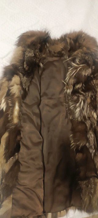 Chaqueta de piel de zorro de Canadá