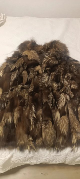 Chaqueta de piel de zorro de Canadá