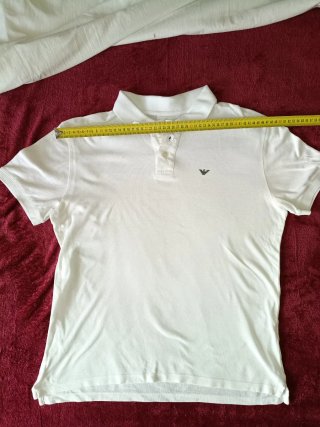 Polo Emporio Armani Bianco M