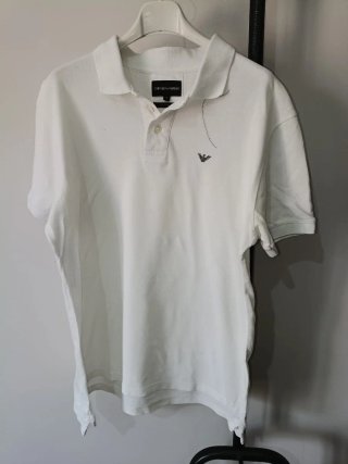 Polo Emporio Armani Bianco M