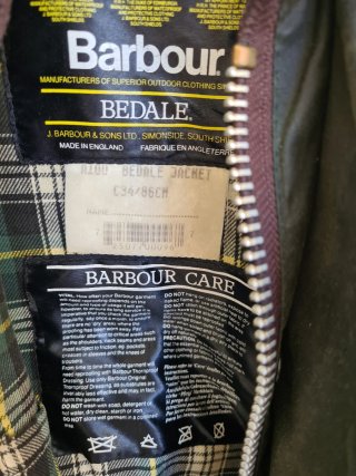 Chaqueta Barbour Bedale Marrón/Verde