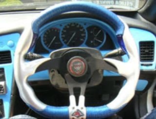 Volante Simoni Racing X4 Azul/Plata.