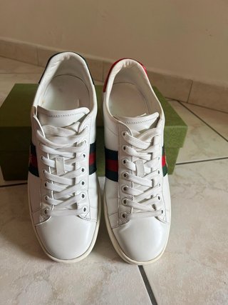 Sneakers Ace Gucci con ape ricamato