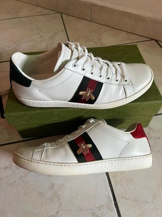 Sneakers Ace Gucci con ape ricamato