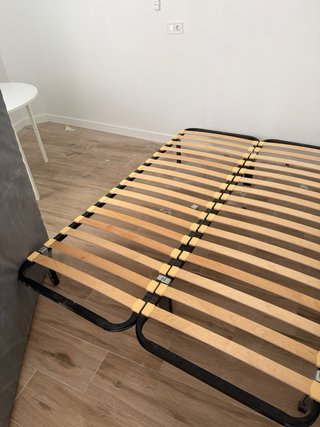 Somier Doble Ikea Madera y Metal