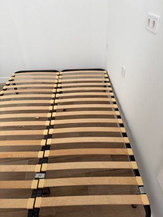 Somier Doble Ikea Madera y Metal