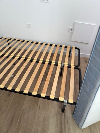 Somier Doble Ikea Madera y Metal