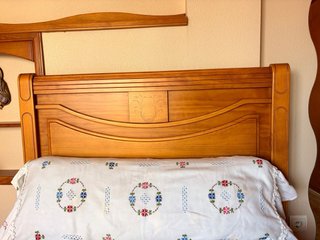 Camas madera maciza provenzal +REGALO camas y ropa