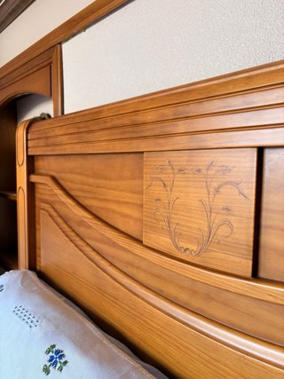 Camas madera maciza provenzal +REGALO camas y ropa