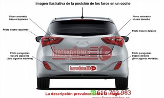 Piloto Trasero Derecho MAZDA 323 Sedan 4P año 200