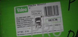 piloto renault 21 derecho valeo