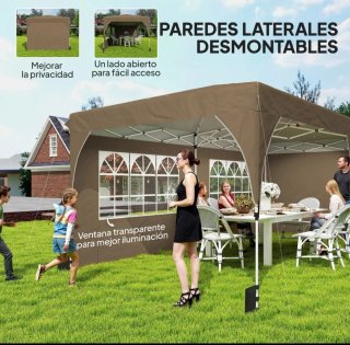 Carpa Plegable 6x3 con Tiras Reflectantes