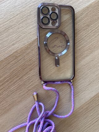 Custodia iPhone 14 Pro con MagSafe e cordino