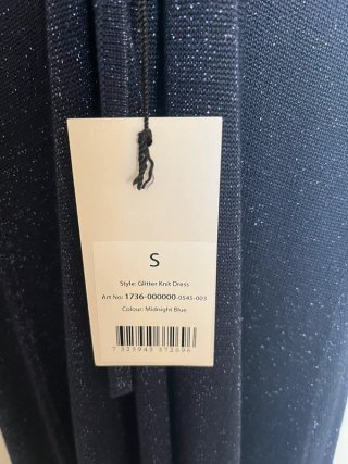Vestito NAKD glitter blu