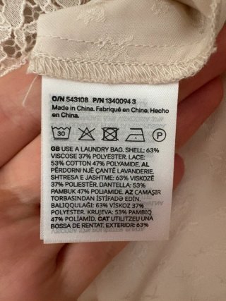 Blusa encaje estilo japonés Talla M
