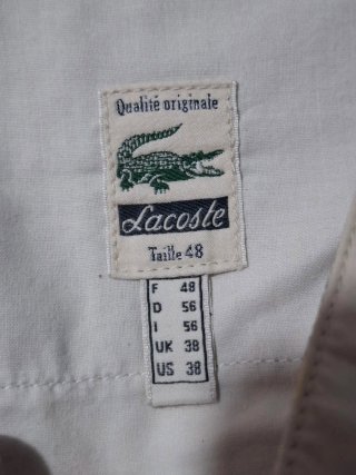 Bermuda chino Lacoste beige taglia 56