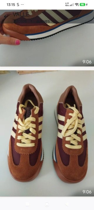 Zapatillas Adidas Marrones y Beige