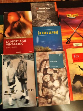Lote libros juveniles catalán