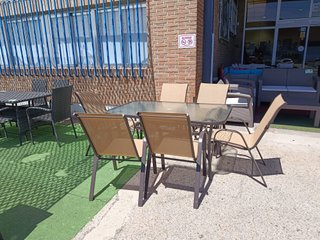 Conjunto Mesa y Sillas Exterior