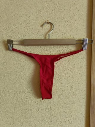 Bikini Mujer Negro y Rojo
