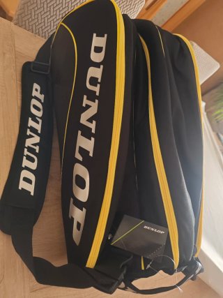 Paletero Dunlop Negro y Amarillo